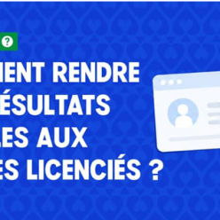 comment rendre ses résultats visibles pour les autres